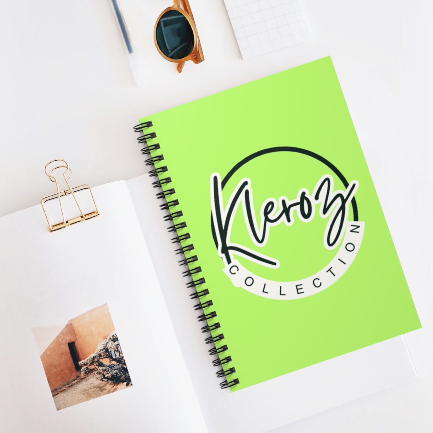 Vibrant Spiral Notebook - Kleoz Collection for Creative Minds
