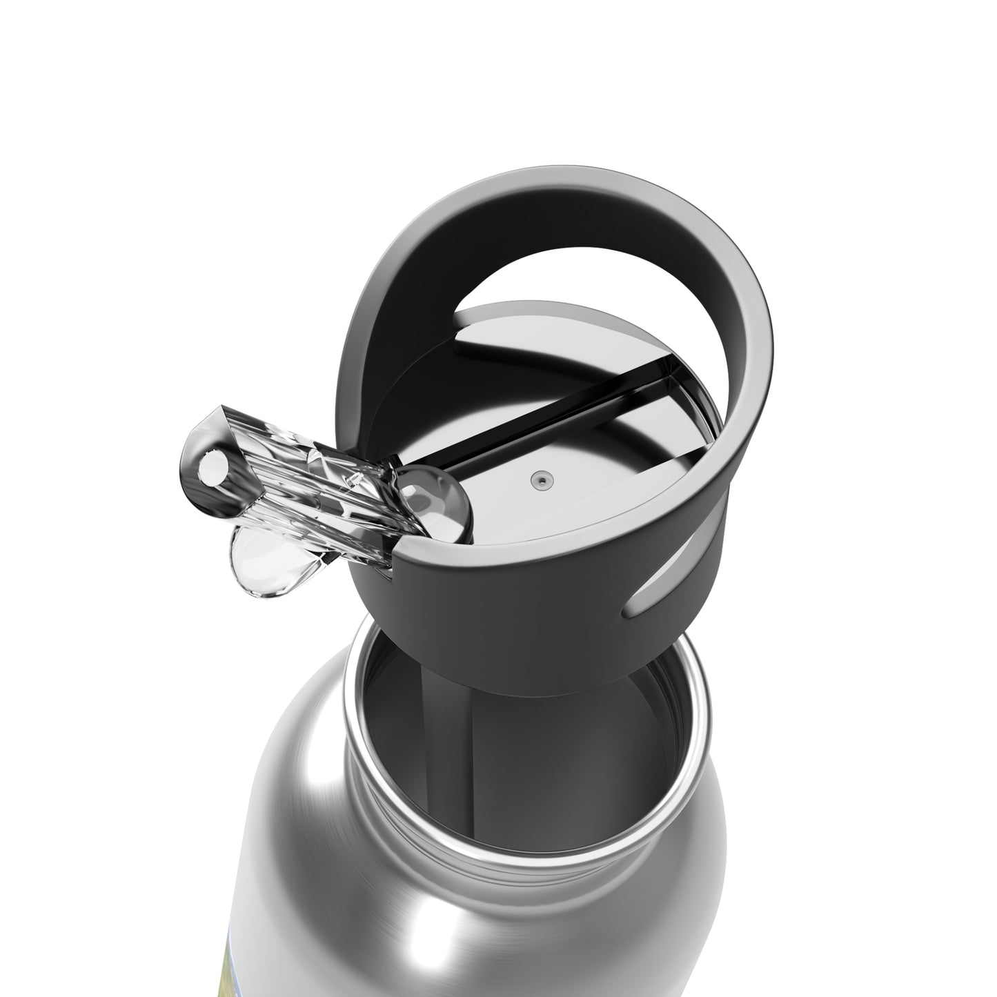 Adventure Travel Stainless Steel Water Bottle with Straw - 20oz