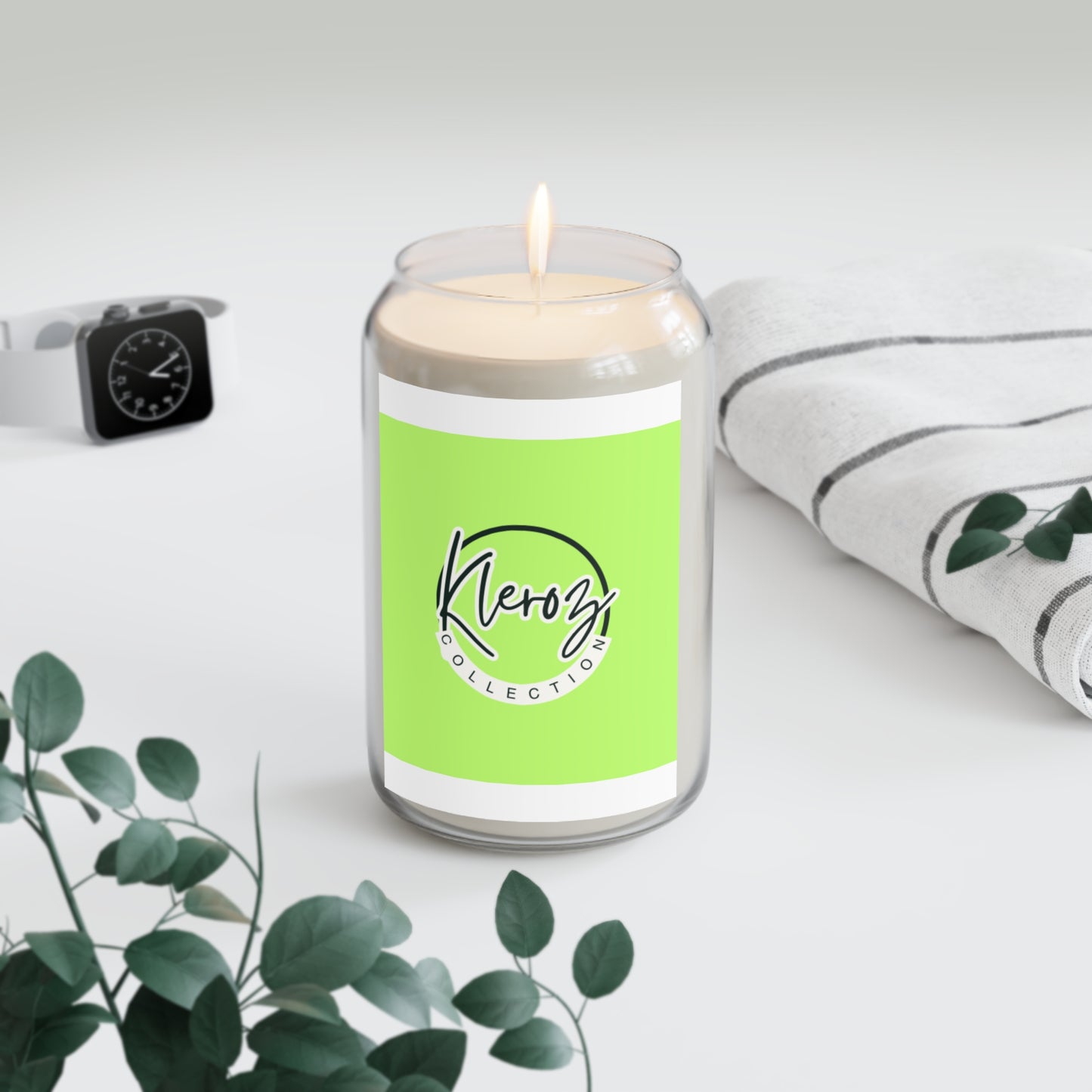 Fresh Green Scented Candle - 13.75oz | Keroz Collection