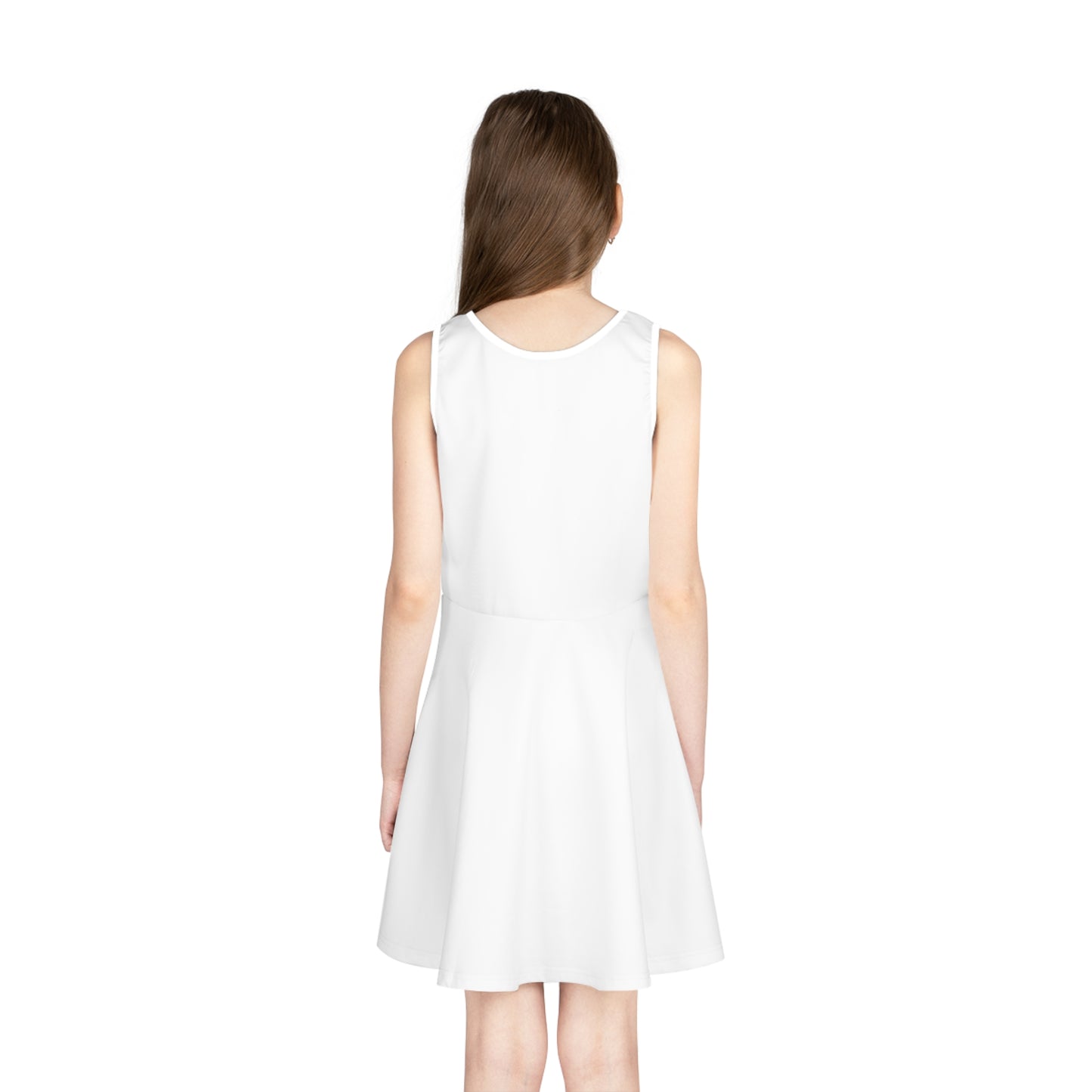Fun & Flowy Girls' Sleeveless Sundress - Perfect for Summer Days