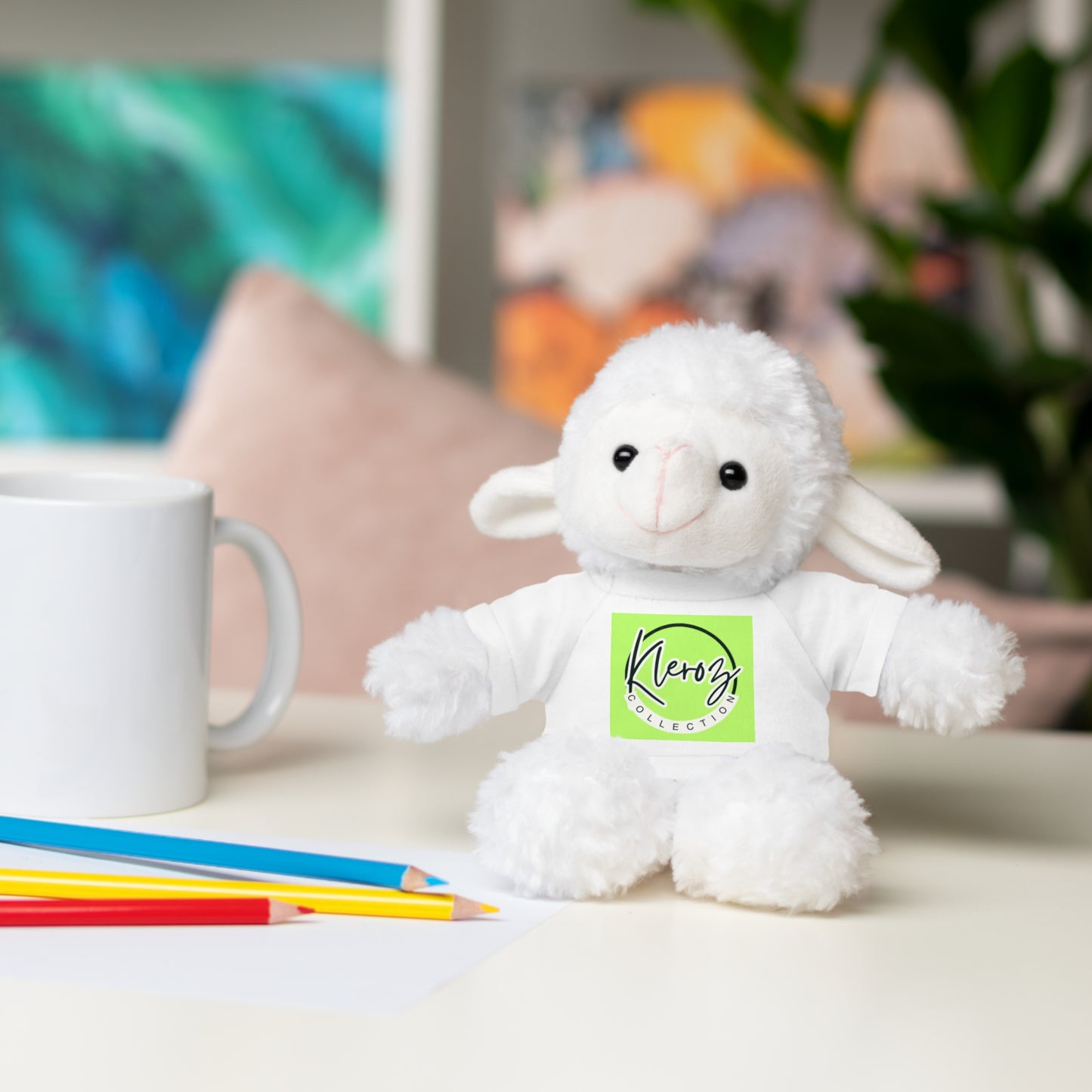 Personalized Stuffed Animal with Tee - Cuddle Up with Custom Comfort