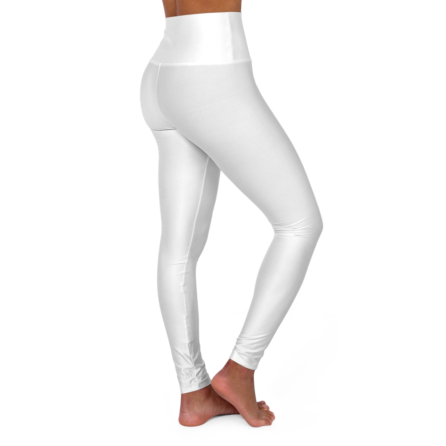 Elevate Your Workout: High Waisted Yoga Leggings with Signature Logo