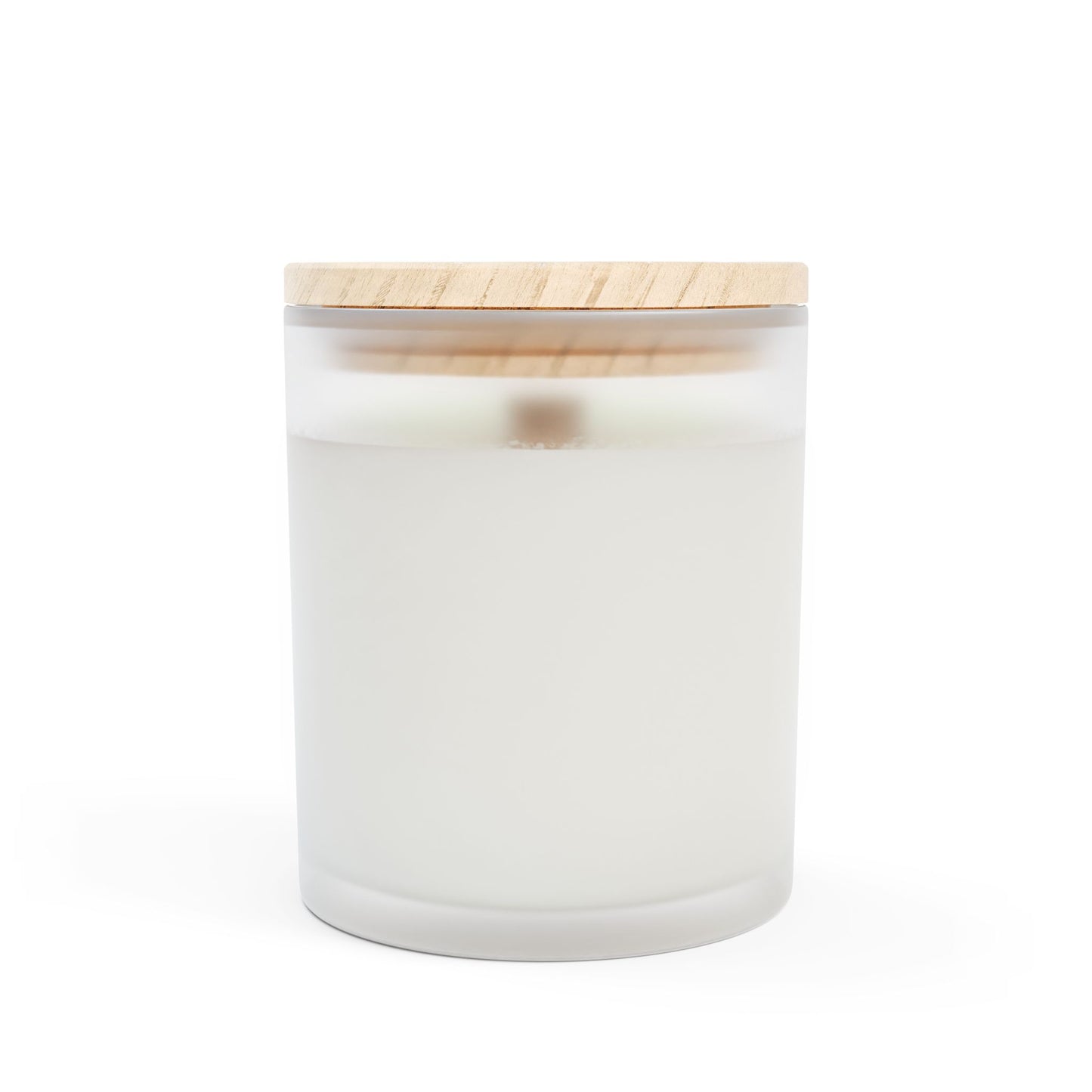 Aromatherapy Frosted Glass Candle - Clean Scented 11oz