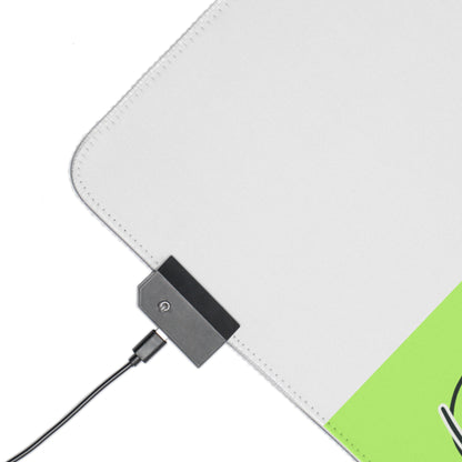 Illuminated LED Gaming Mouse Pad for Gamers - RGB Backlit Desk Mat