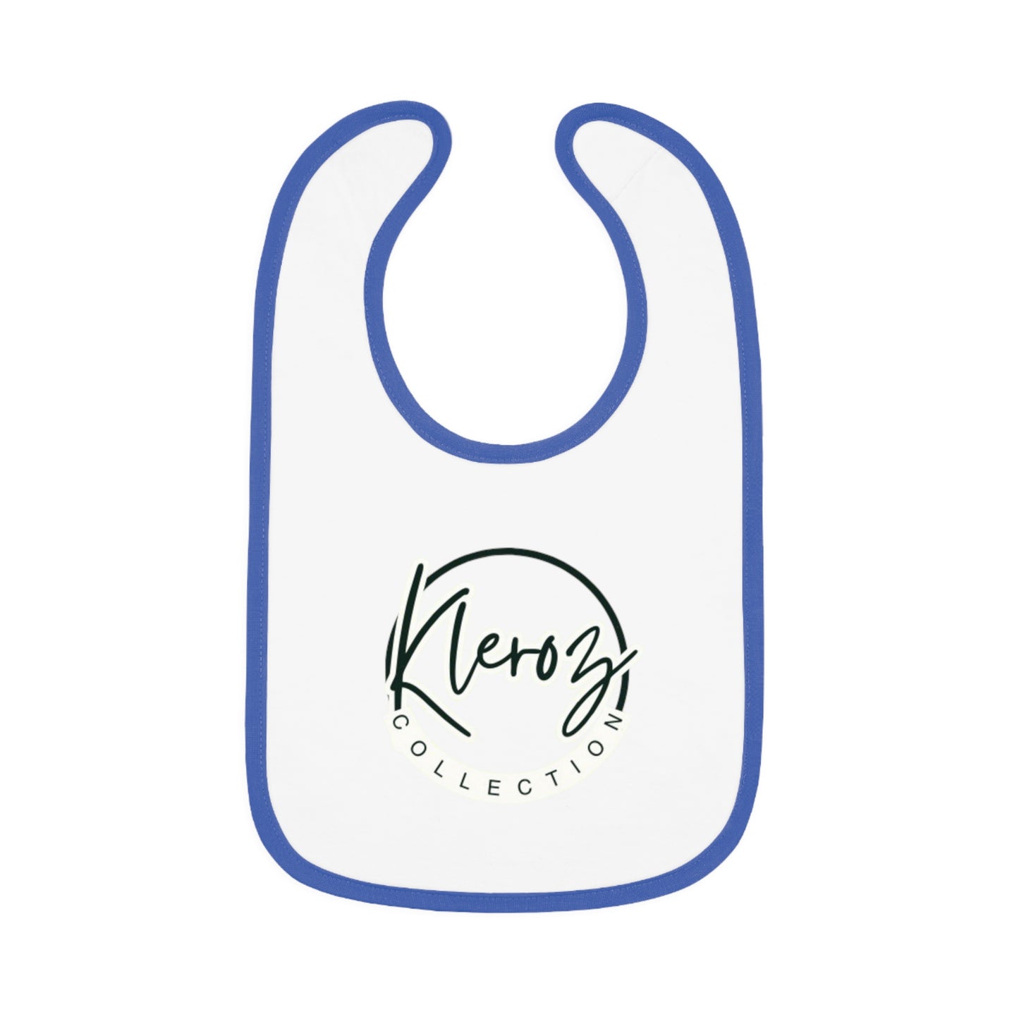 Baby Contrast Trim Jersey Bib