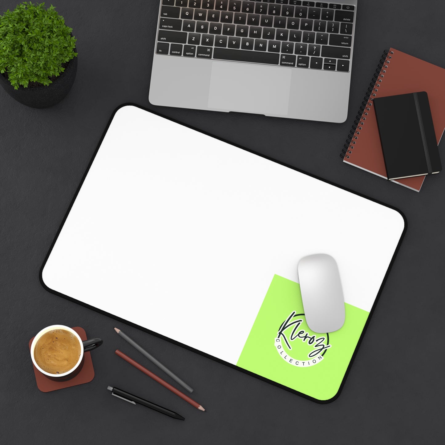 Keroz Collection Black Desk Mat - Stylish & Functional Office Accessory