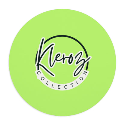 Kleroz Collection Stylish Mouse Pad - Vibrant Green Design for Home Office