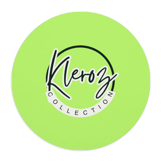 Kleroz Collection Stylish Mouse Pad - Vibrant Green Design for Home Office