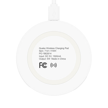 Quake Wireless Charging Pad - Modern Green Design, Perfect for Home and Office