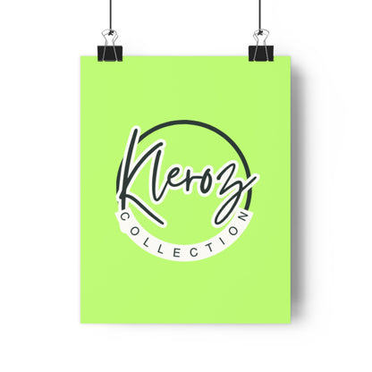Kleroz Collection Wall Art Poster - Vibrant Green Decor for Home & Office