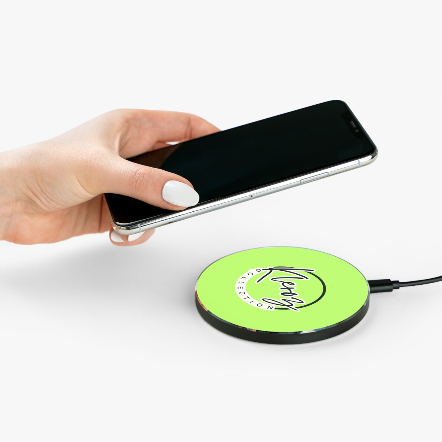 Fast Wireless Charger - Kleroz Collection - Stylish & Functional Green Design