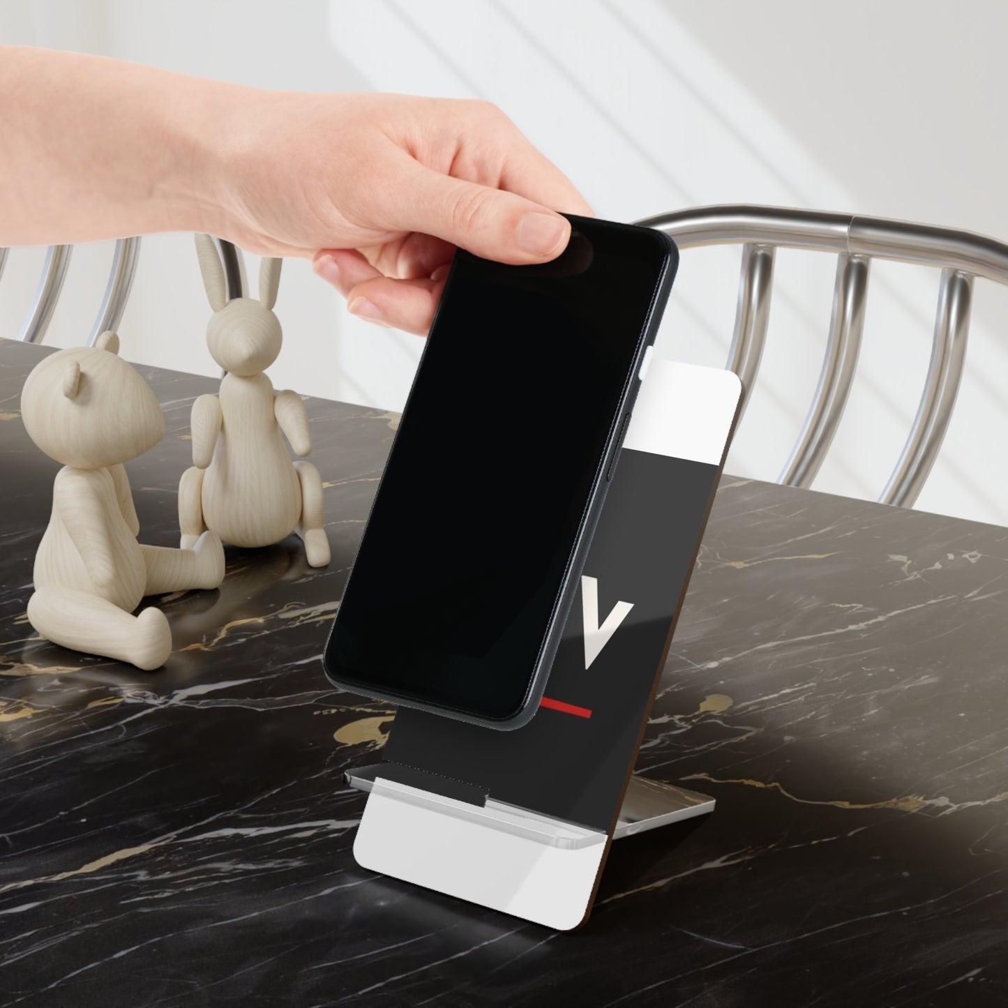 Stylish Mobile Display Stand for Smartphones - Modern Design, Sleek & Functional