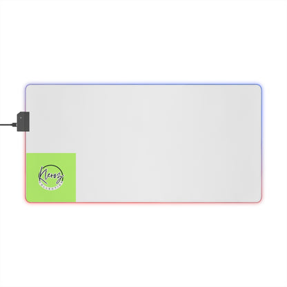 Illuminated LED Gaming Mouse Pad for Gamers - RGB Backlit Desk Mat