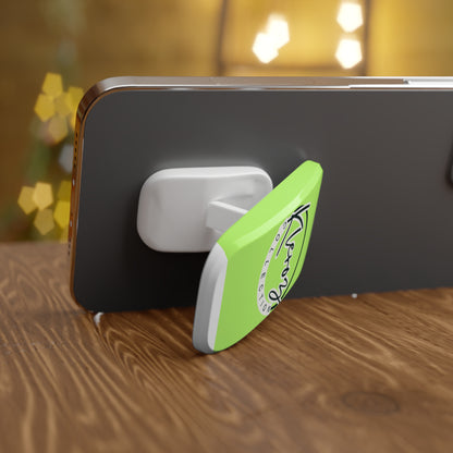Kleoz Collection Phone Grip - Vibrant Green Click-On Stand for Easy Mobile Use